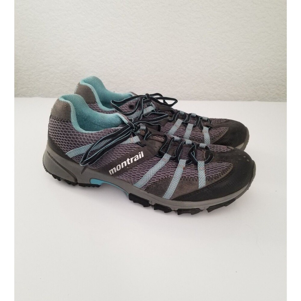 Montrail GL2077-063 Gray Blue Trail Running Shoes Women's 11